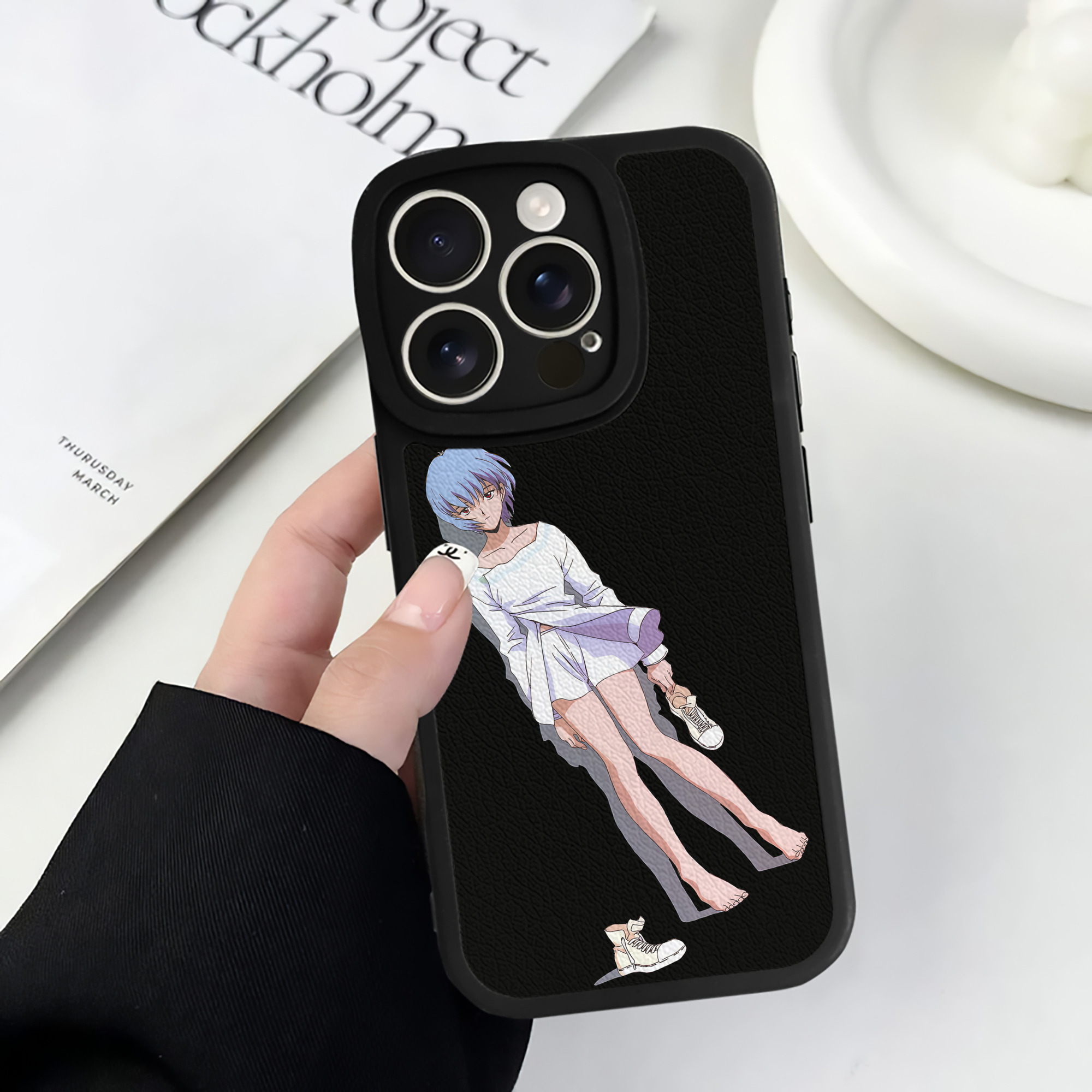 （画像用） EVA 新世紀エヴァンゲリオン 【iPhone 16シリーズ対応】シリコンスマホケース（レザー調） 材質：シリコン